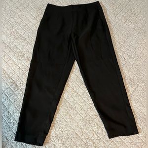 Black Crop Dress Pants